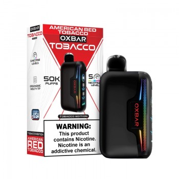 American Red Tobacco OXBAR Ice-Nic Control 35K 35000 Puffs Disposable Vape By Pod Juice 5%