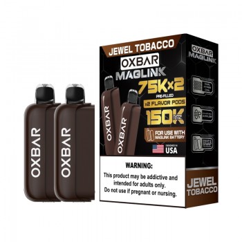 Jewel Tobacco Oxbar Maglink 75K 75000 Puffs Disposable Pod 5%
