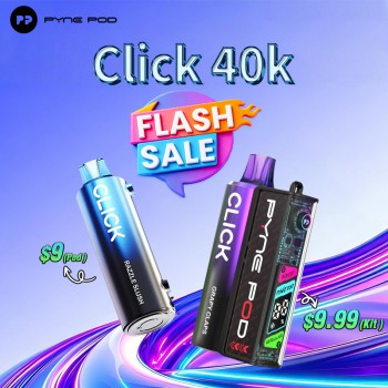 Pyne Pod Click 40K Disposable Vape Starter Kit 5% (40000 puffs)