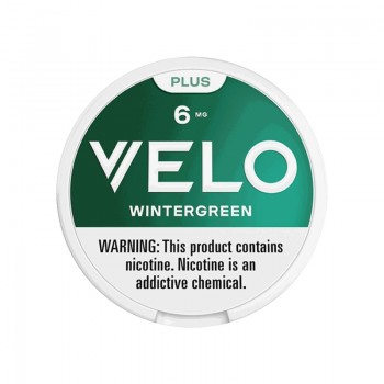 Velo Plus Wintergreen Nicotine Pouches (20 Pouches/Pack)