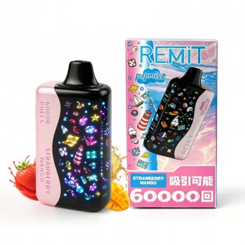 Remit Popmist 60K 60000 Puffs Nicotine Free Disposable Vape 850mAh