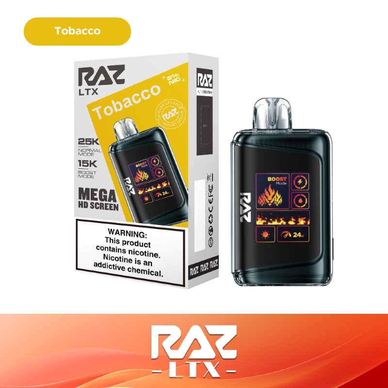 raz ltx 25k tobacco