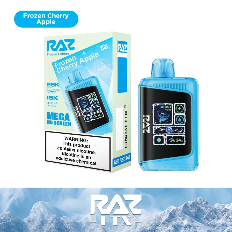 raz ltx 25k frozen cherry apple