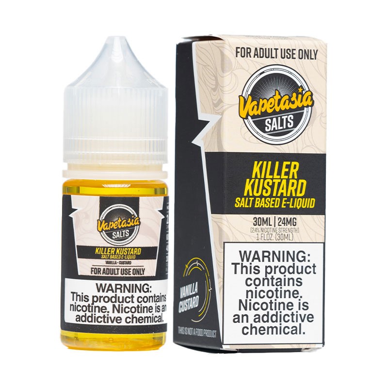 vanilla killer kustard vapetasia salt e juice