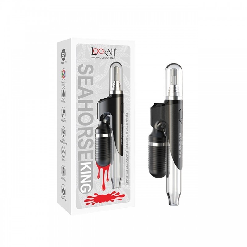 black lookah seahorse king eclectric nectar collector