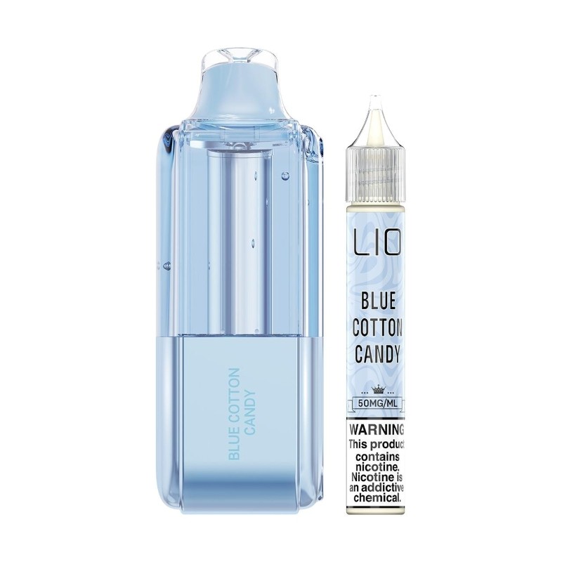 blue cotton candy ijoy xp100k bottle and pod