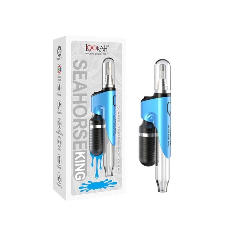 blue lookah seahorse king eclectric nectar collector