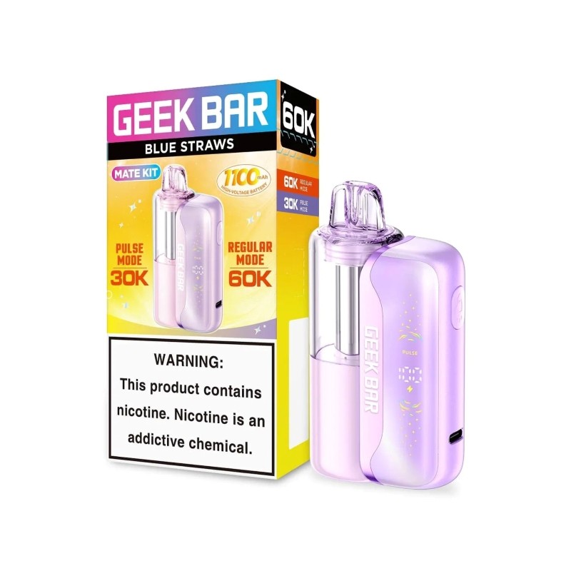 blue straws geek bar mate 60k kit