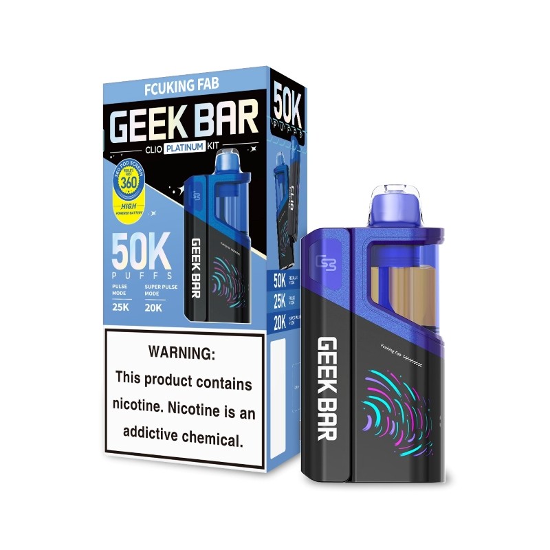 fcuking fab geek bar clio platinum 50k vape
