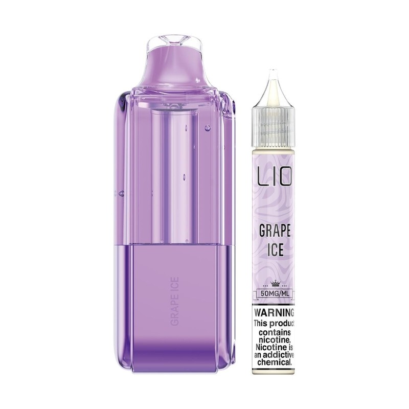 grape ice ijoy xp100k bottle and pod