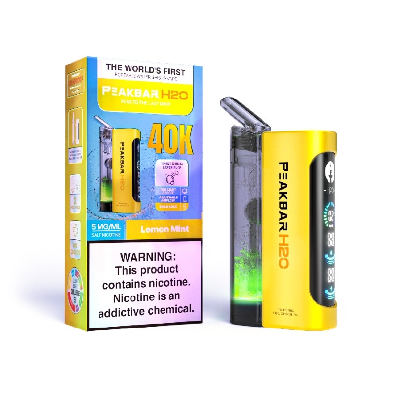 lemon mint peakbar h2o 40k