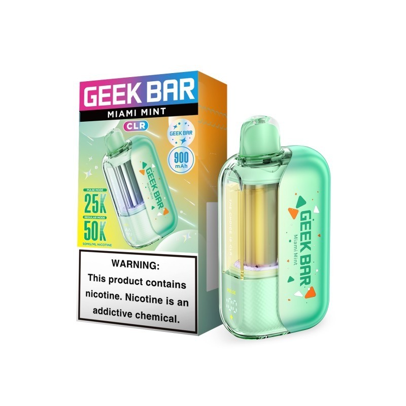 geek bar clr 50k miami mint