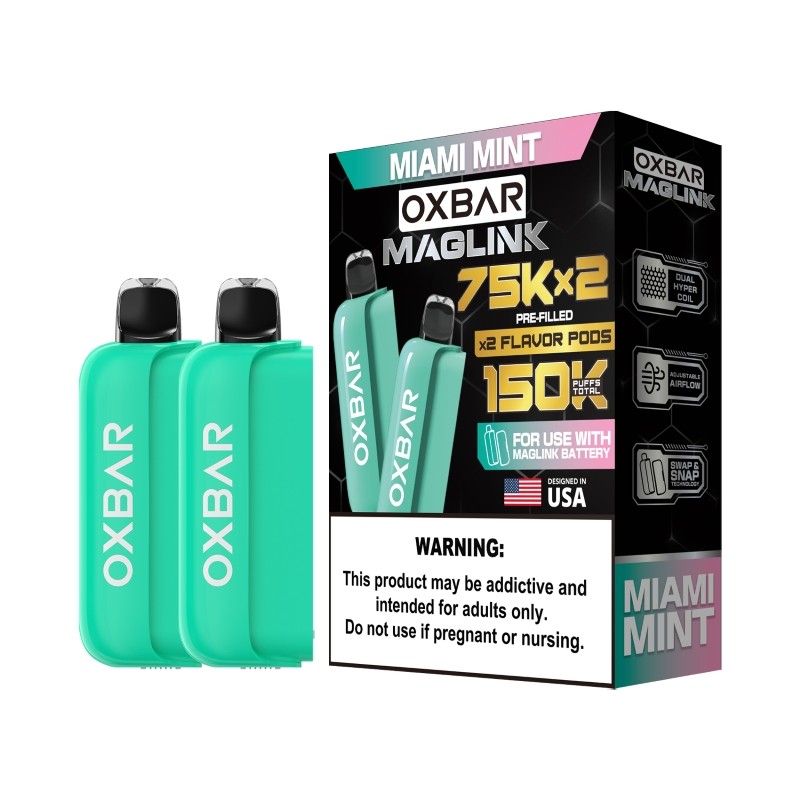 maimi mint oxbar maglink 75k pod
