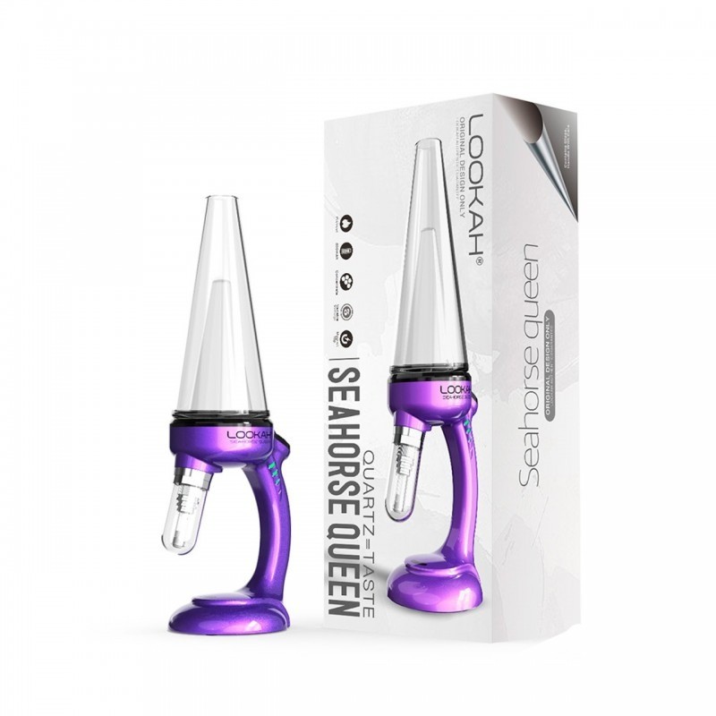 purple lookah seahorse queen electric nectar collector