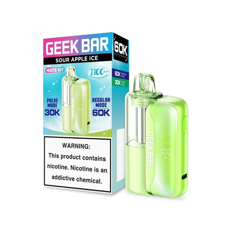 sour apple ice geek bar mate 60k kit