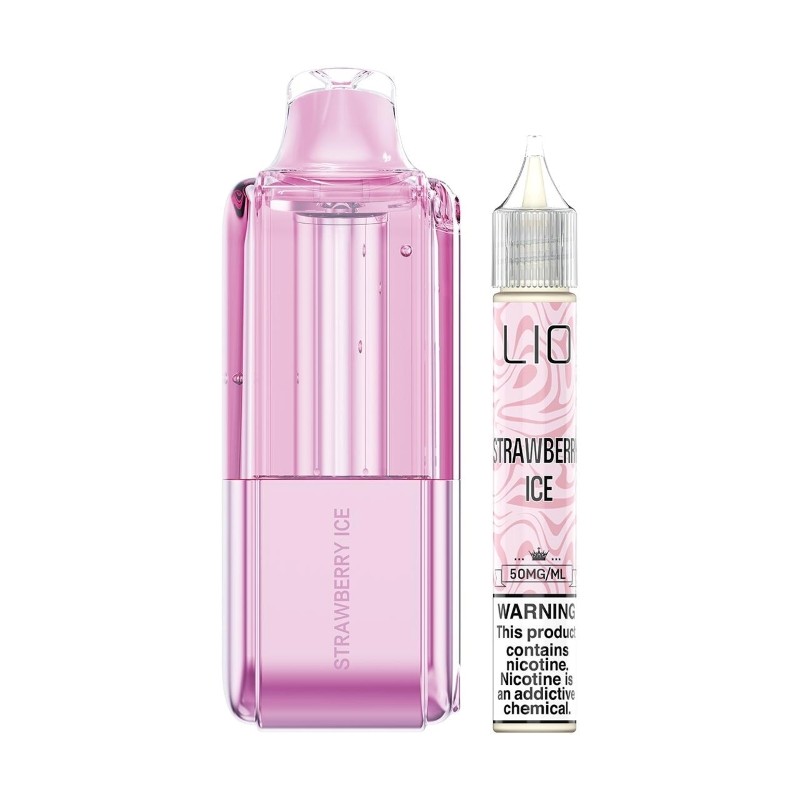 strawberry ice ijoy xp100k pod and bottle