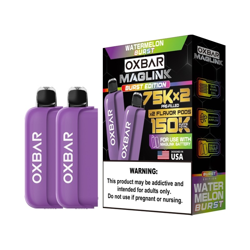 watermelon burst oxbar maglink 75000 pod
