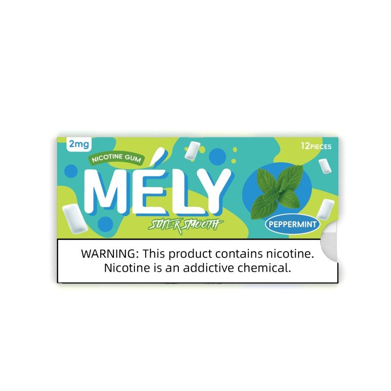 2mg pepper mint mely nicotine gum
