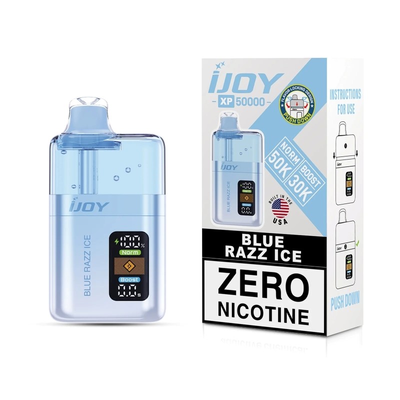 blue razz ice ijoy xp50000 zero nicotine