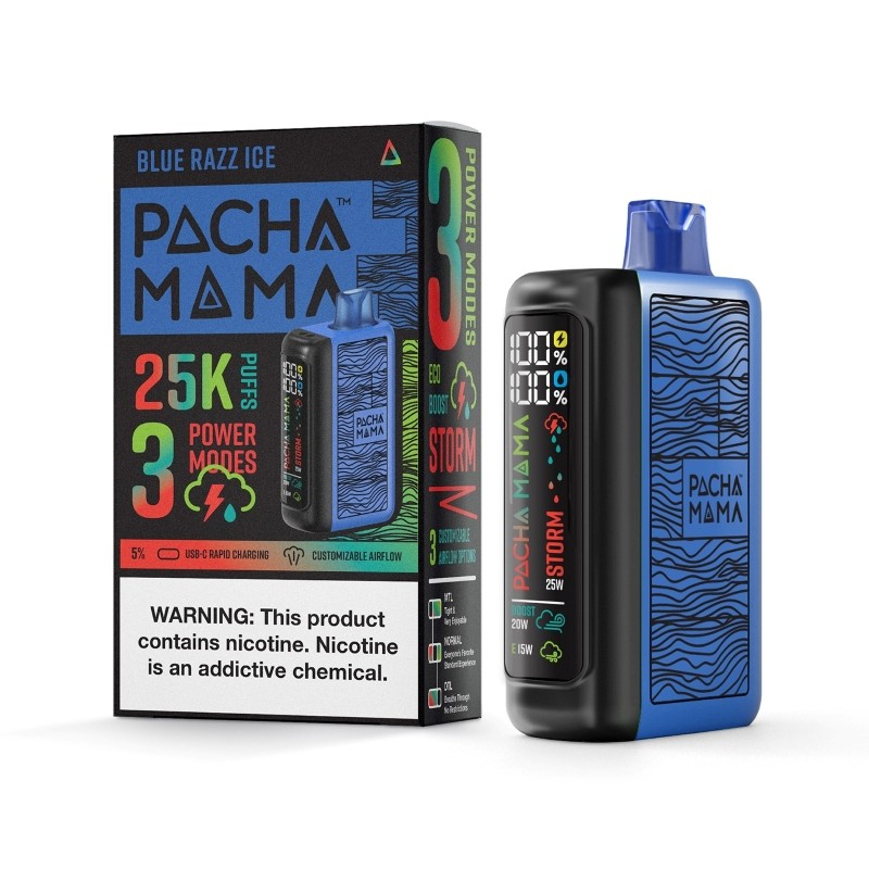 blue razz ice pachamama 25k
