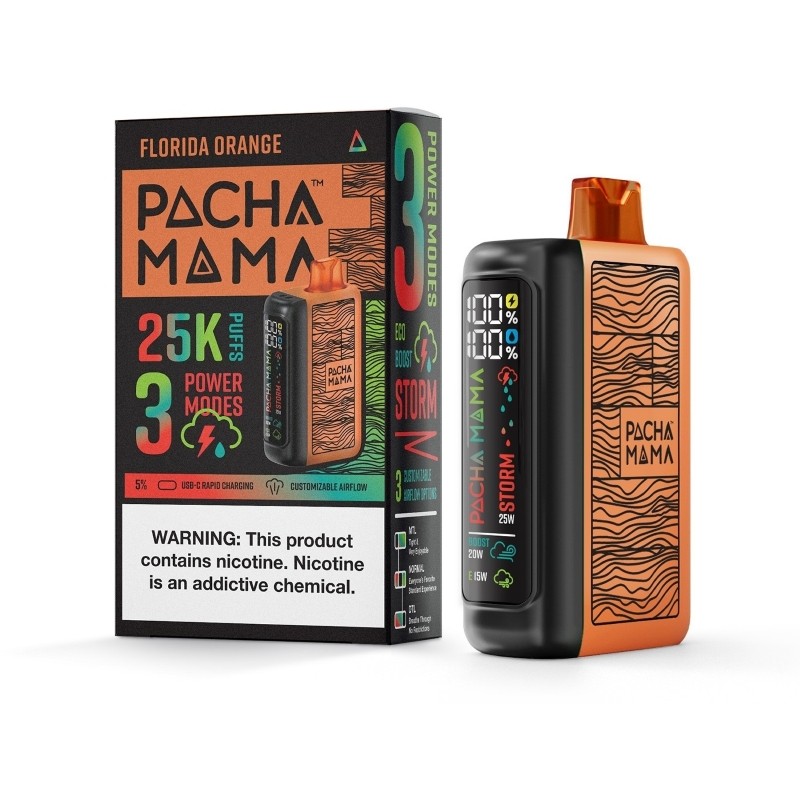 florida orange pachamama 25k vape