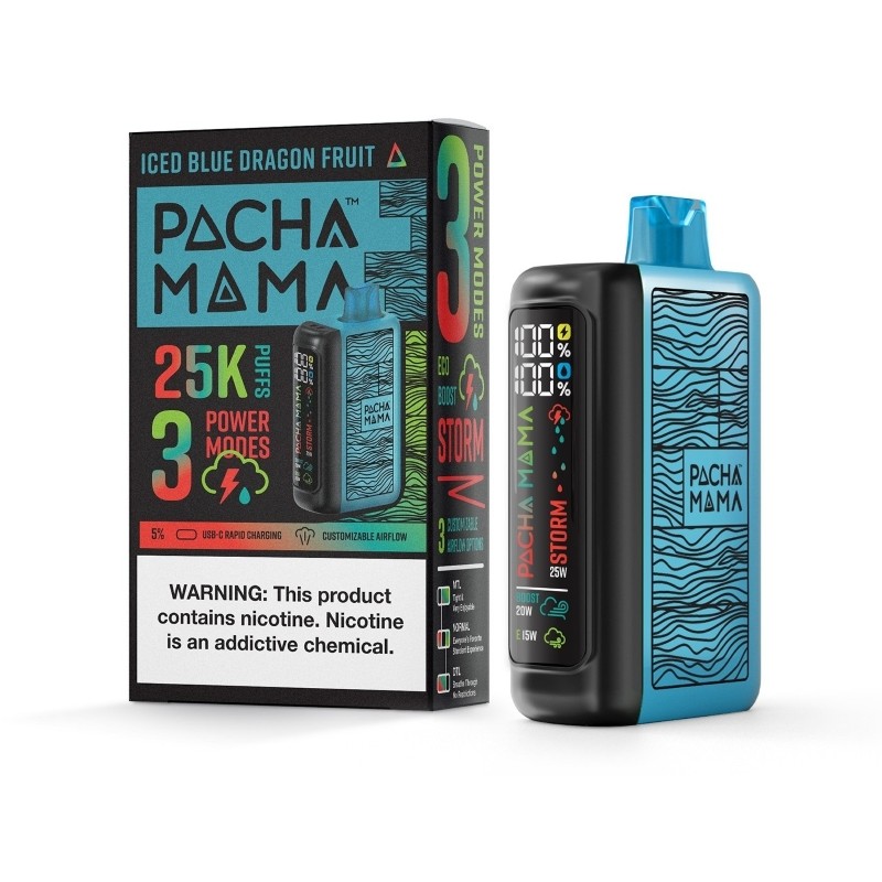 iced blue dragonfruit pachamama 25k