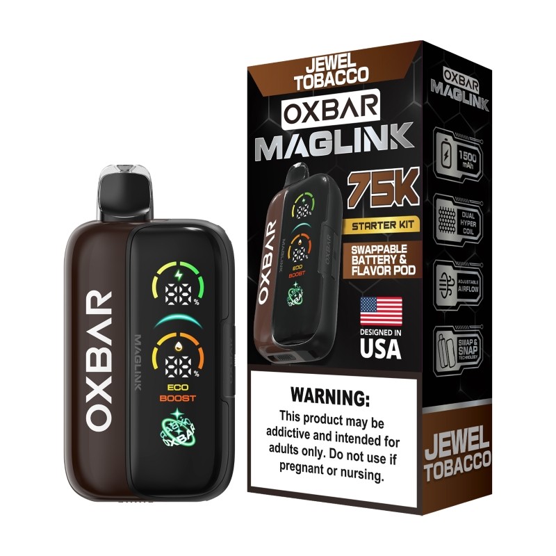 jewel tobacco oxbar maglink 75k kit