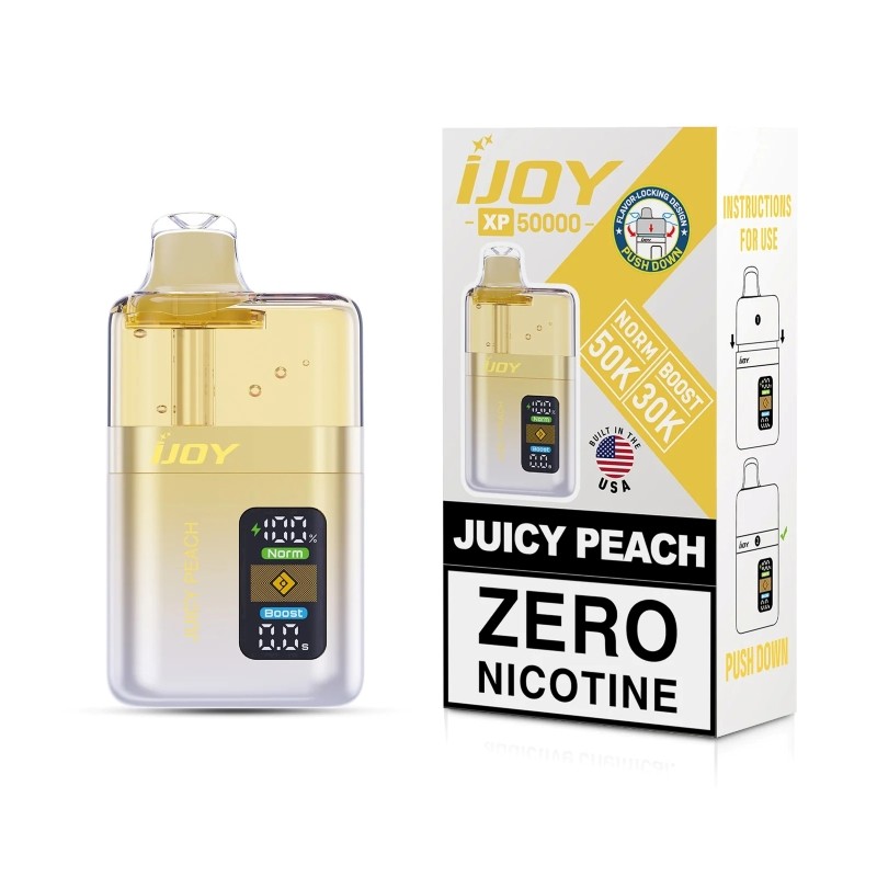 juicy peach ijoy xp50000 zero nicotine