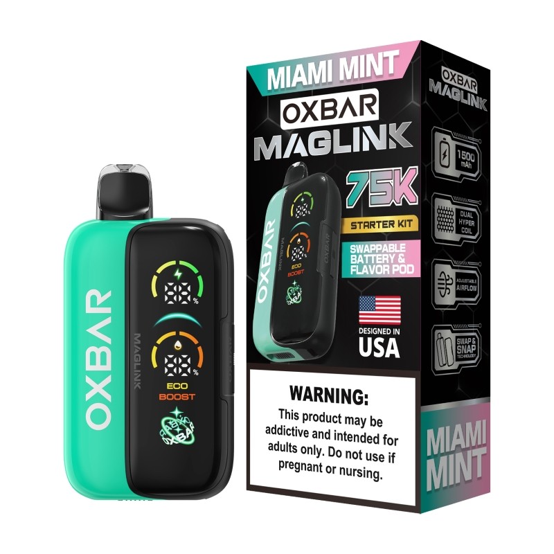 miami mint oxbar maglink 75k kit