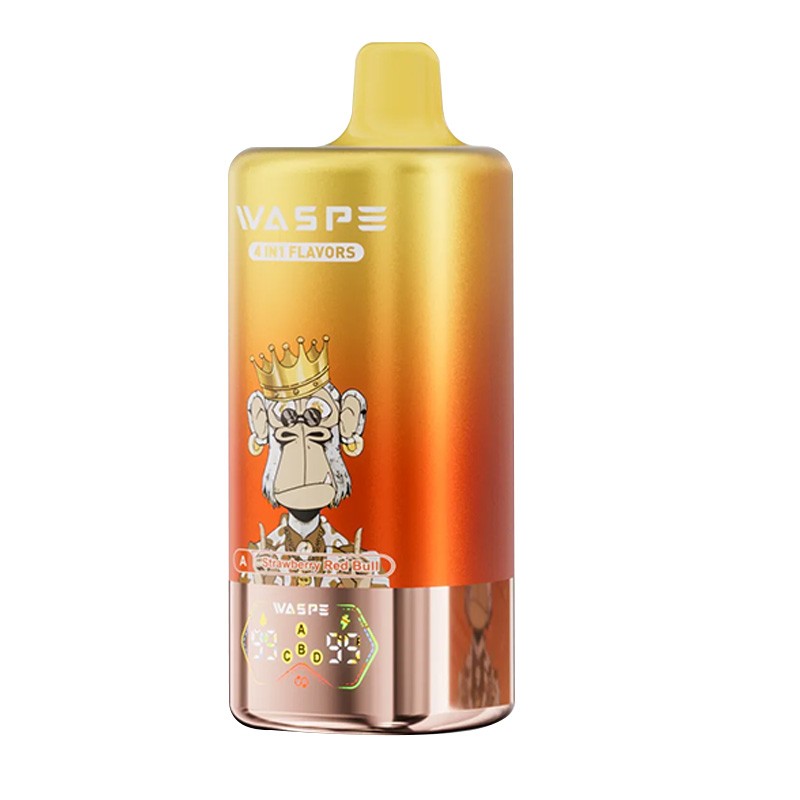 strawberry red bull waspe 4 in 1 100k vape