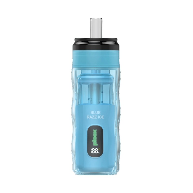 blue razz ice ploox mini hookah 25k