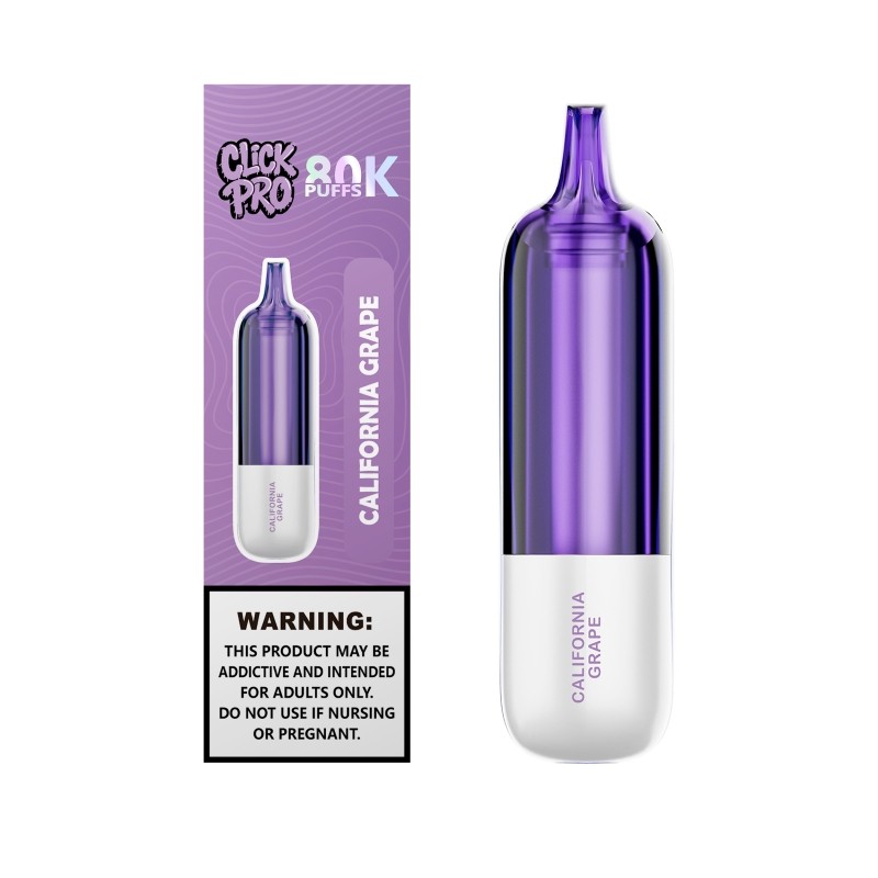 california grape l&a click pro 80k nixodine pod