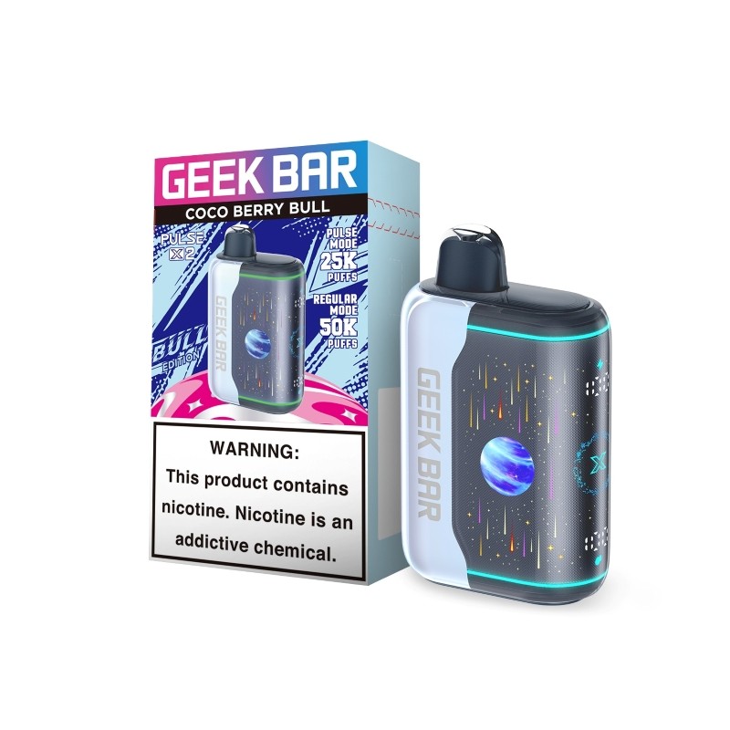 Geek Bar Pulse X2 50K 50000 Puffs Disposable Vape 5% | Morevaping
