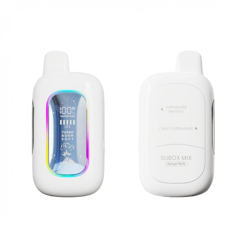 clear (unflavored)/menthol kanger subox mix 50k