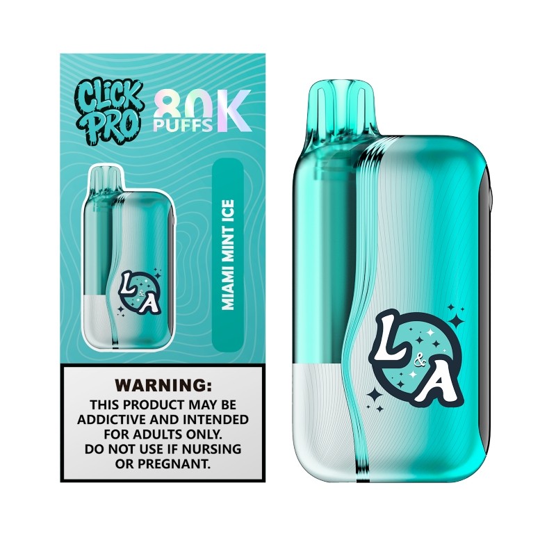 miami mint ice l&a click pro 80k