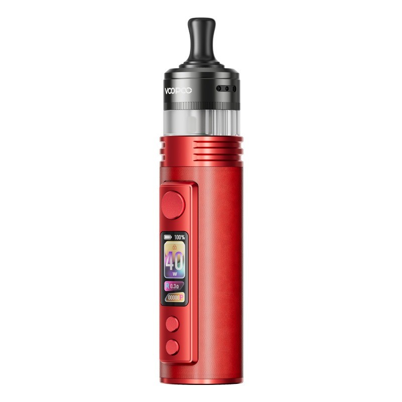 modern red voopoo drag h40 pro kit