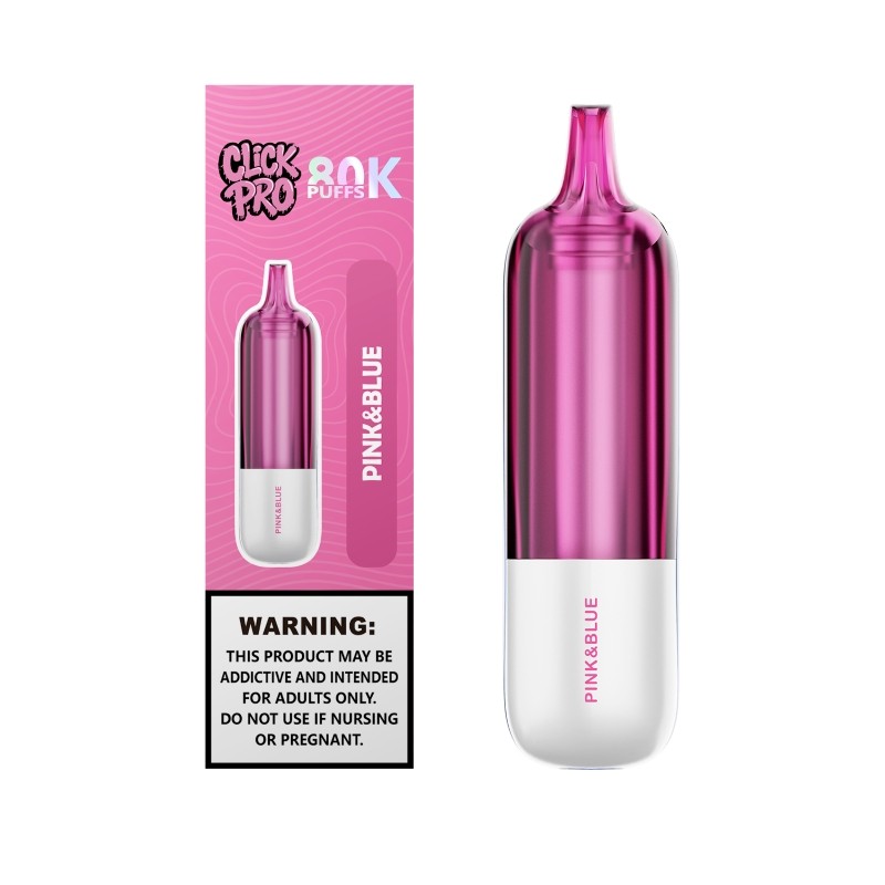pink&blue l&a click pro 80k nixodine pod