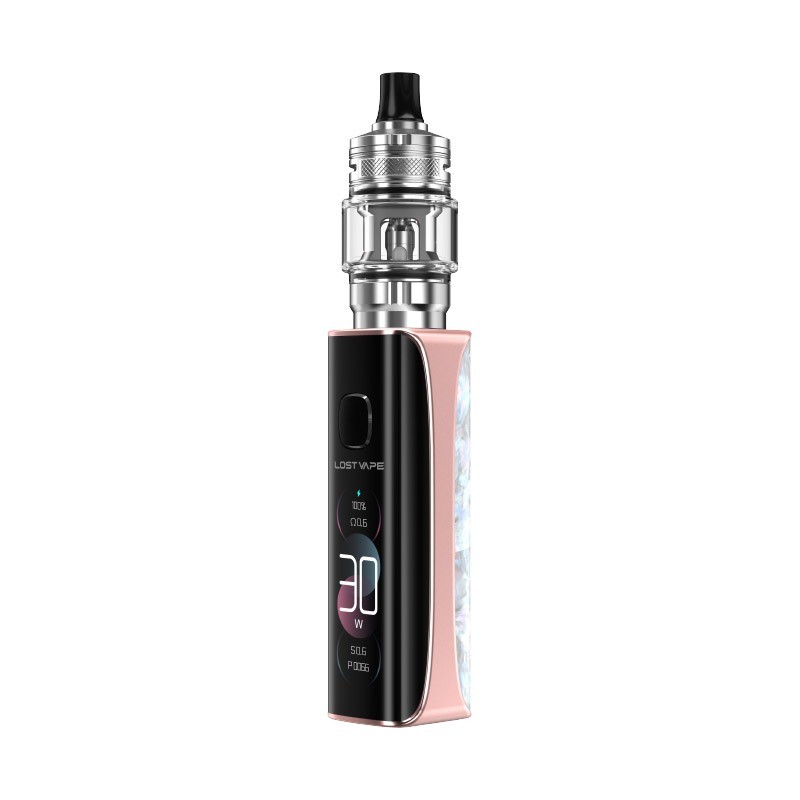 rose gold ice flower lost vape thelema go pro kit