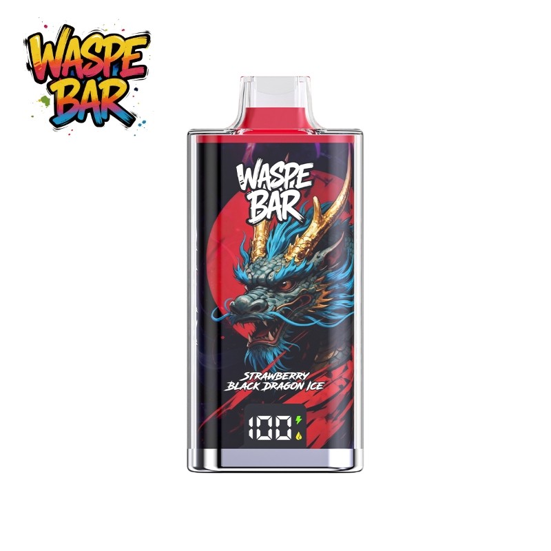 strawberry black dragon ice waspe bar 60k nicotine free