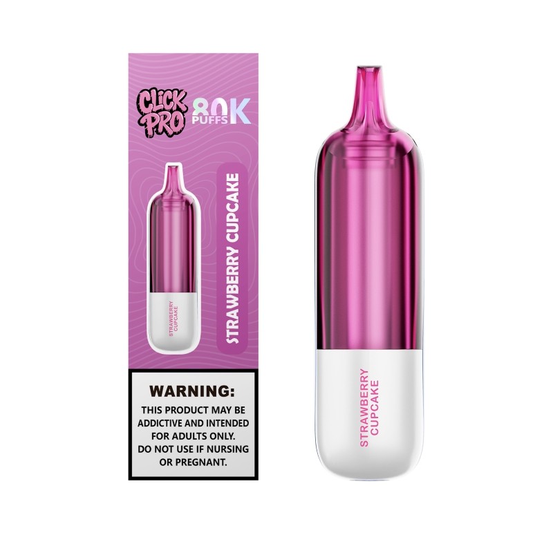 strawberry cupcake l&a click pro 80k nixodine pod