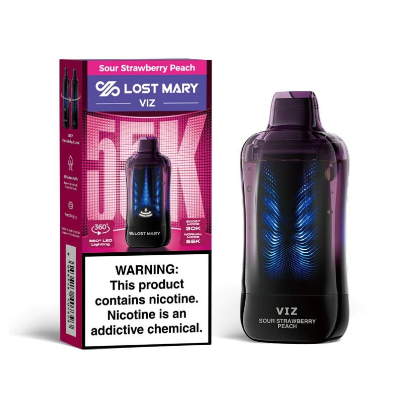 cheap lost mary vape Viz 55K 55000 Puffs Disposable 5% Pockex Flavors:ALOE WATERMELON SPLASH How to use your