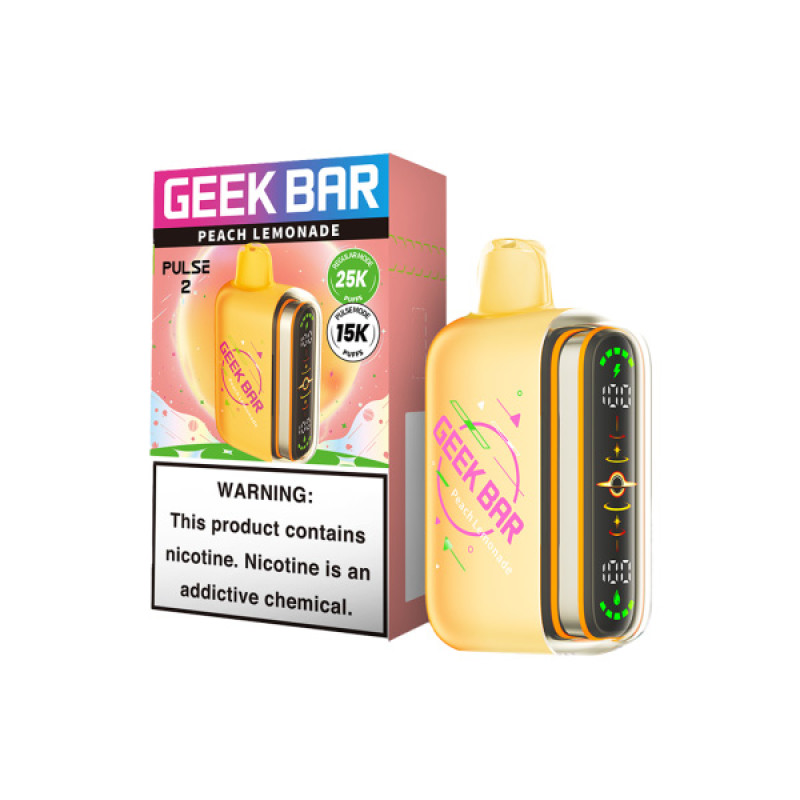 geek bar peach flavors Pulse 2 25K 25000 Puffs Disposable Vape 5% Select Flavor ::Crazi Berry melon disposable vape Geek Bar X Pulse