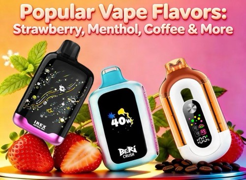 popular vape flavors: strawberry, menthol, coffee & more