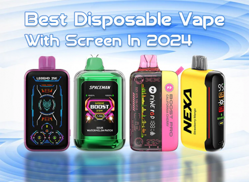 best disposable vape with screen in 2024