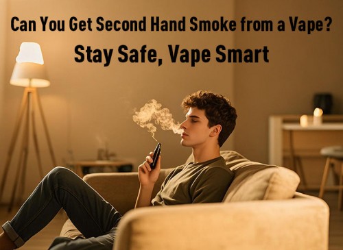 can you get second hand smoke from a vape? stay safe, vape smart