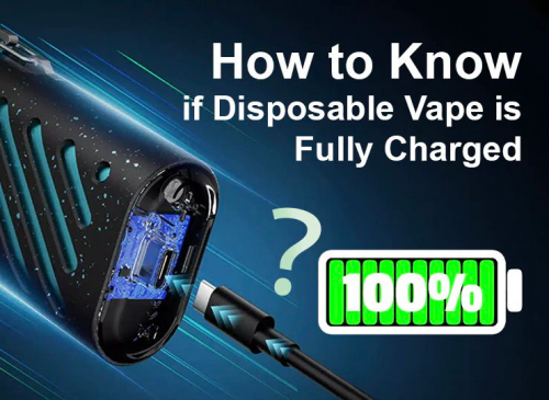 how to know if disposable vape is fully charged