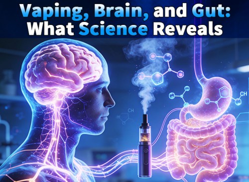 Vaping, Brain, and Gut: What Science Reveals