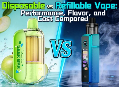 disposable vs refillable vape: performance, flavor, and cost compared