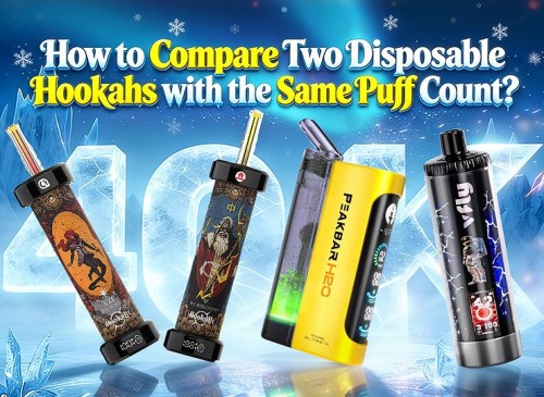 how to compare two disposable hookahs with the same puff count