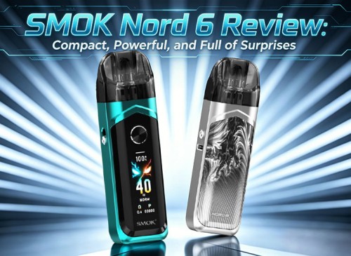smok nord 6 review: compact, powerful, and full of surprises
